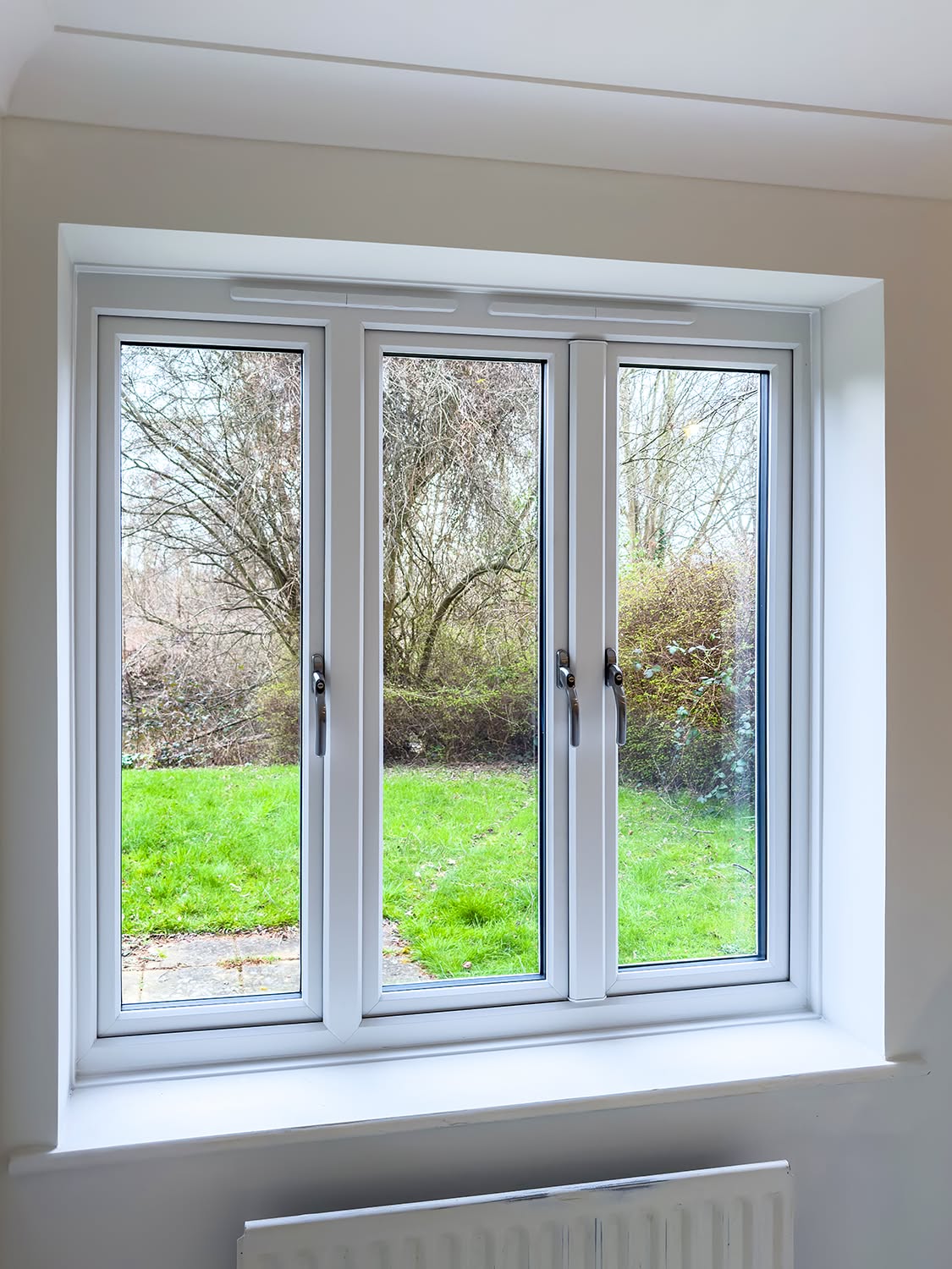 Custom UPVC window system installed in Karachi
